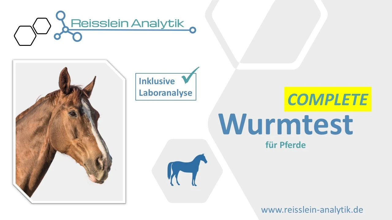 Wurmtest Pferd COMPLETE (inkl. Wurmeizählung, Lungenwürmer und Laboranalyse)